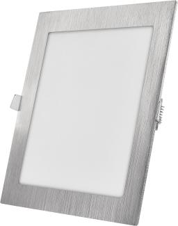 EMOS LED Panel 18 W, quadratische 1600 lm Einbauleuchte, Deckenleuchte 22,5 x 22,5 cm, extra flach, Einbautiefe 2,1 cm, 3 einstellbare Lichtfarben warmweiß-neutralweiß (3000-4000K), inkl. LED-Treiber