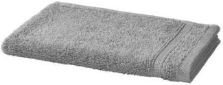 Handtuch Baumwolle Plain Design - Farbe: Grau, Größe: 30x50 cm