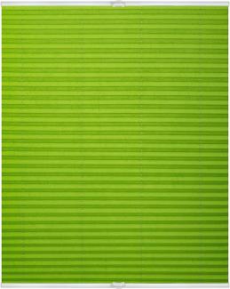 Lichtblick Plissee Klemmfix, ohne Bohren, verspannt, grün, 130 x 75 x 3 cm