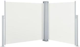 Seitenmarkise Ausziehbar Creme 117x600 cm