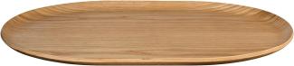 ASA Selection Tablett Wood oval, Serviertablett, Holz, Nude, 40 x 25 cm, 53823970