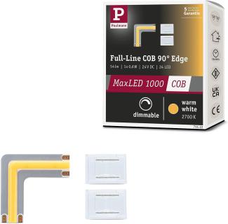 Paulmann 71122 MaxLED 1000 LED Strip Full-Line COB Edge 90° Silber 2700K