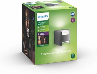 Philips Grass wall lantern anthracite 2x4. 5W SEL