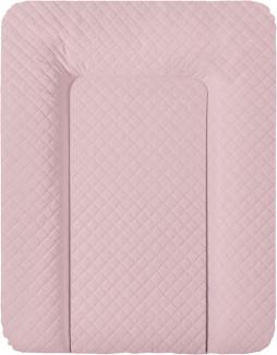 Ceba Baby Wickelauflage Wickelunterlage Wickeltischauflage 80x75 cm, 50x70 cm, 70x75 cm Abwaschbar gesteppt - Pink 50x70 cm