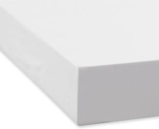 Traumschlaf 'Feinbiber' Spannbettlaken, Baumwolle weiß, 100 x 220 cm