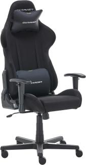 Robas Lund DX Racer 2. 2 FD01 /N -NEW- Gaming-/ Büro-/ Schreibtischstuhl, mit Wippfunktion Gaming Stuhl Höhenverstellbarer Drehstuhl PC Stuhl Ergonomischer Chefsessel, schwarz