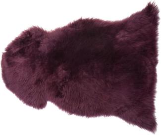 Schaffell-Teppich purpur 100-110 cm Langhaar ULURU