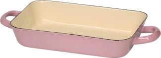 Riess Classic Pastell Bratpfanne 26/17cm Emaille Rosa