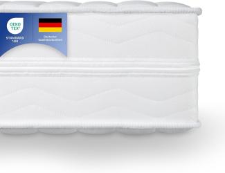 Träumegut24 - Orthopädische 16cm Kaltschaummatratze - 7-Zonen Matratze - Härtegrad H2 / H3 - ÖkoTex Rollmatratze (180 x 200 cm, H3)