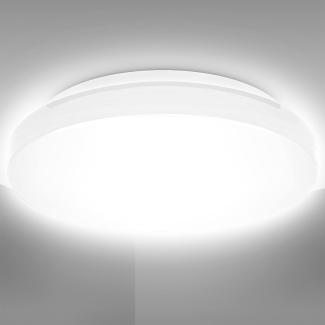 LED Bad Deckenlampe rund Badezimmer-Leuchte flach IP44 Schlafzimmer Küche Flur
