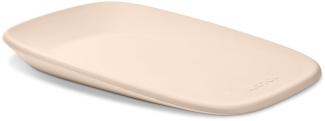 Nattou Wickelmatte aus weichem PU-Schaum, Abwaschbare Wickelauflage, Ca. 50 x 70 cm, Softy, Beige