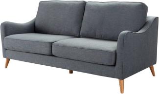 Dekoria 3-Sitzer Sofa Venuste denim blue/brown