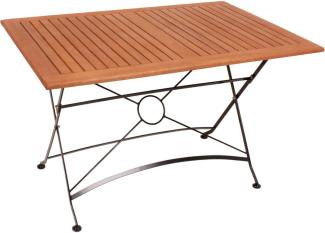 Tisch Gartentisch Kaffeetisch Holztisch klappbar 120x80cm