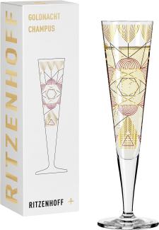 Ritzenhoff 1071026 Champagnerglas #26 GOLDNACHT Werner Bohr 2022