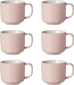 Ritzenhoff & Breker JASPER Kaffeetasse 240 ml rosa 6er Set