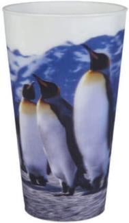 4 Becher, Pinguine