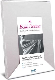Formesse Bella-Donna Jersey Spannbettlaken | 120x200 - 130x220 cm | silber