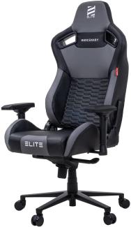 Elite Gaming-Stuhl Mercenary Bürostuhl Gaming-Chair Schreibtischstuhl Gaming (Schwarz/Grau)