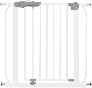 ib style KAYA | Das Premium Treppengitter|mit ALLEN Sicherheitsmerkmalen | ! Inkl. Wandschutzkappen ! | Kein Bohren | 105-115 cm