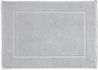 Kela Badvorleger Ladessa, 50 cm x 70 cm, 100% Baumwolle, felsgrau, waschbar bei 60° C, für Fußbodenheizung geeignet, 23311