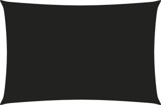 Sonnensegel Oxford-Gewebe Rechteckig 4x6 m Schwarz