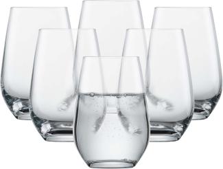Schott Zwiesel 6 Stück Wasserglas Viña tritan· kristall, Hergestellt in EU· spülmaschinenfest· tritan protect· Wasserglas 117875