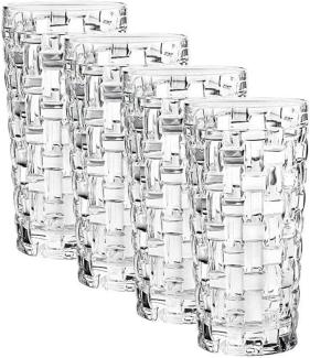 Spiegelau & Nachtmann 4-teiliges Longdrink-Set, Kristallglas, 395 ml, Bossa Nova, 0092075-0