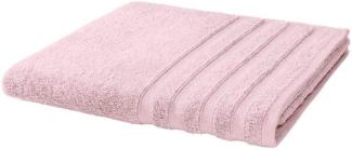 Handtuch Baumwolle Plain Design - Farbe: Rosa, Größe: 70x140 cm