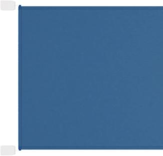 vidaXL Senkrechtmarkise Blau 100x420 cm Oxford-Gewebe