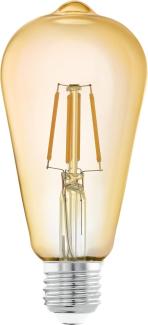 Eglo 110055 LED Filament Leuchtmittel E27 L:14. 2cm Ø:6. 4cm 2200K amber