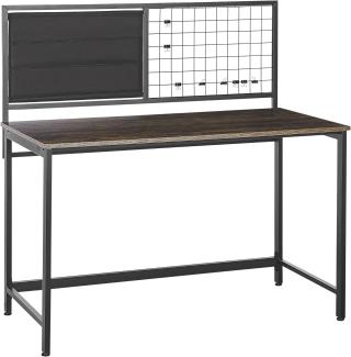 Schreibtisch mit Memoboard 118 x 60 cm Schwarz VINCE