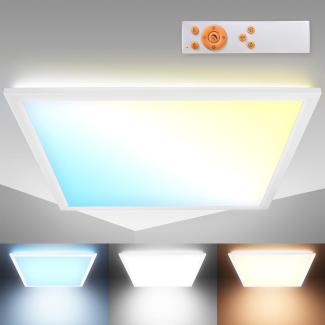LED Panel Deckenleuchte flach CCT indirektes Licht dimmbar Küchenlicht weiß 24W