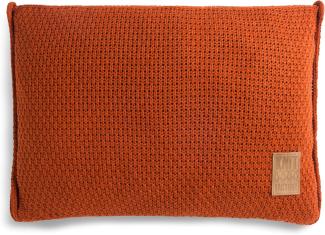 Knit Factory Jesse Kissen 60x40 cm Glatt Rot