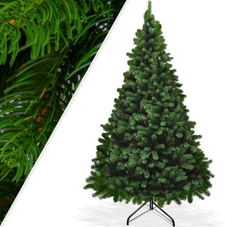 KESSER® Weihnachtsbaum künstlich Tannenbaum Edeltanne Spritzguss PE 210cm