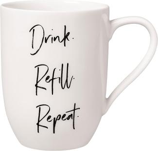 Villeroy & Boch Statement Becher mit Henkel Drink Refill Repeat