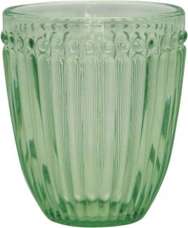 Greengate Alice Glass Water pale green 9 cm