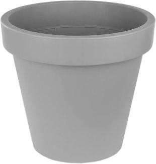 Thats Shopping Blumentopf Ø 58 cm aus Kunststoff - Grau - Pflanztopf Containertopf Übertopf Pfl