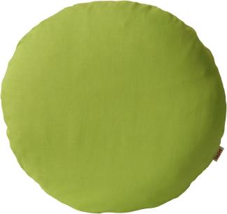 Kissenhülle rund ca. 40 cm Ø 100% Baumwolle grün beties "Farbenspiel"