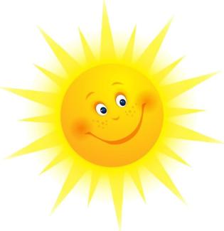 IMIKEYA Sonne Wandaufkleber Lächelnde Sonne Wandtattoo Wandsticker Wandaufkleber Wanddeko für Wohnzimmer Schlafzimmer Kinderzimmer