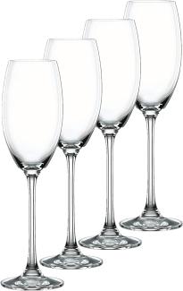 Spiegelau & Nachtmann 4-teiliges Champagnerkelch-Set, Kristallglas, 272 ml, Vivendi, 0085695-0