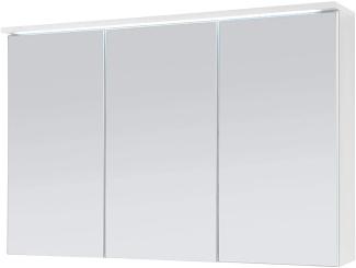 Spiegelschrank >Kirkja< in Weiß - 100x68x22,5cm (BxHxT)