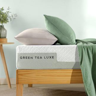 ZINUS Green Tea Luxe Memory Schaum Matratze | Anpassungsfähige 7 Zonen Matratze | 140 x 200 cm | Höhe 20 cm | H3-H4 Mittelfest | | Rollmatratze | OEKO-TEX