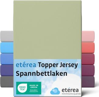 etérea Jersey Topper Spannbettlaken Spannbetttuch Lind 140x200 - 160x200 cm