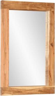 vidaXL Spiegel 70x50 cm Massivholz Akazie und Glas