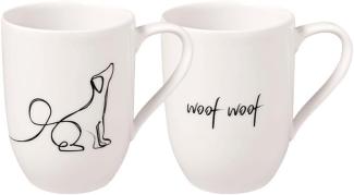 Villeroy & Boch Statement Kaffeebecher 280ml 2er Set Dog - DS