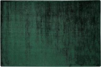 Teppich Viskose dunkelgrün 160 x 230 cm GESI II