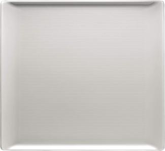 Thomas Loft Platte, Servierplatte, Beilagenplatte, Flach, Porzellan, Weiß, Spülmaschinenfest, 26 x 24 cm, 12379
