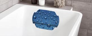 Kleine Wolke Bubble Nackenpolster, Polyvinylchlorid, Marineblau, 32x22 cm