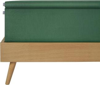 Schiesser Spannbettlaken Flexi für Topper aus 95% Baumwolle und 5% Elasthan in Premium-Qualität, Jersey-Elasthan, Gummizug: rundum, (1 Stück), für Matratzen bis zu 10 cm Höhe, MADE IN GREEN by OEKO-TEX®