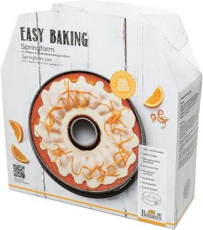 Birkmann Easy Baking Springform mit Zwei Böden, Spring Form, Kuchenform, Servierboden, Anithaft, 28 cm, 881051
